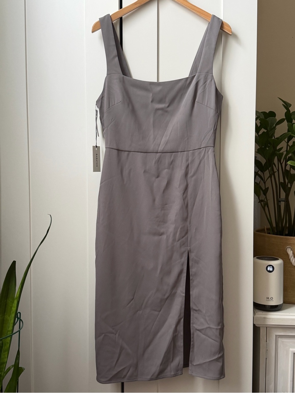 Babaton 90s Slit Dress Dress with Front Slit